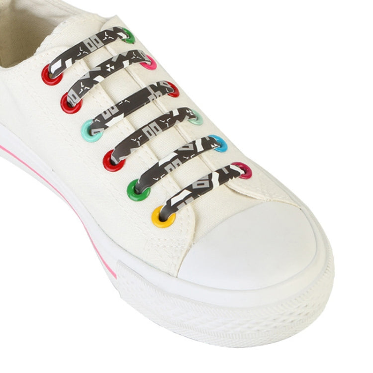 Lazy Non-Tying Silicone Elastic Colored Shoelaces