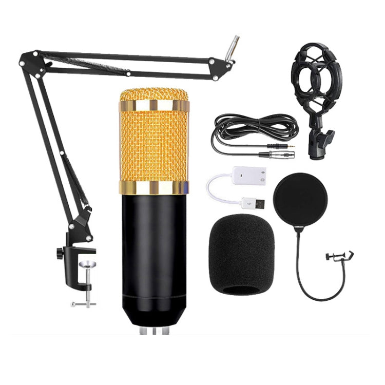 BM800 Condenser Microphone Set With USB Sound Card