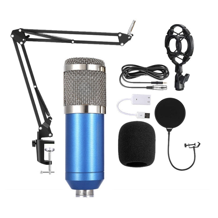 BM800 Condenser Microphone Set With USB Sound Card