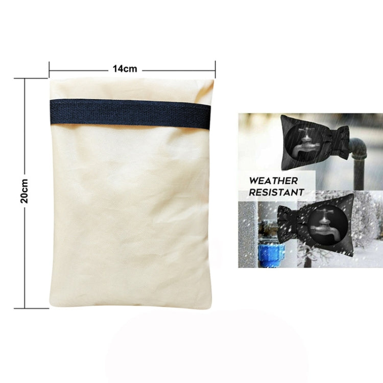 3 PCS Outdoor Winter Faucet Waterproof Oxford Cloth Antifreeze Cover, Size: 14x20cm