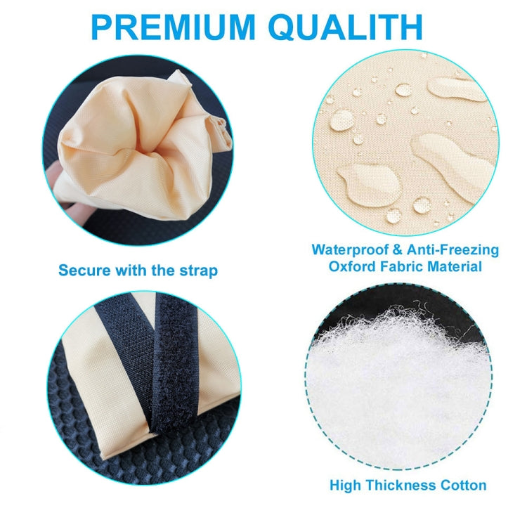 3 PCS Outdoor Winter Faucet Waterproof Oxford Cloth Antifreeze Cover, Size: 14x20cm