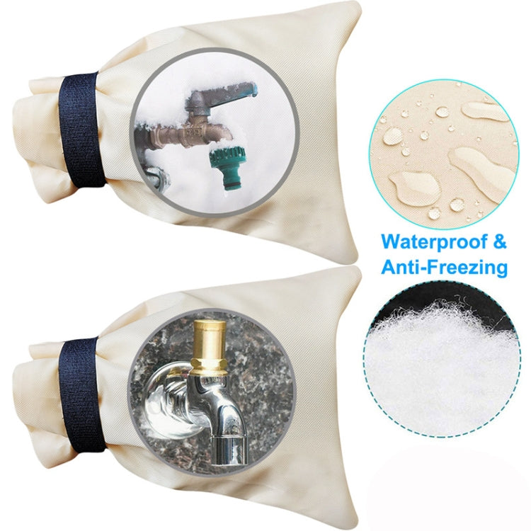 3 PCS Outdoor Winter Faucet Waterproof Oxford Cloth Antifreeze Cover, Size: 14x20cm