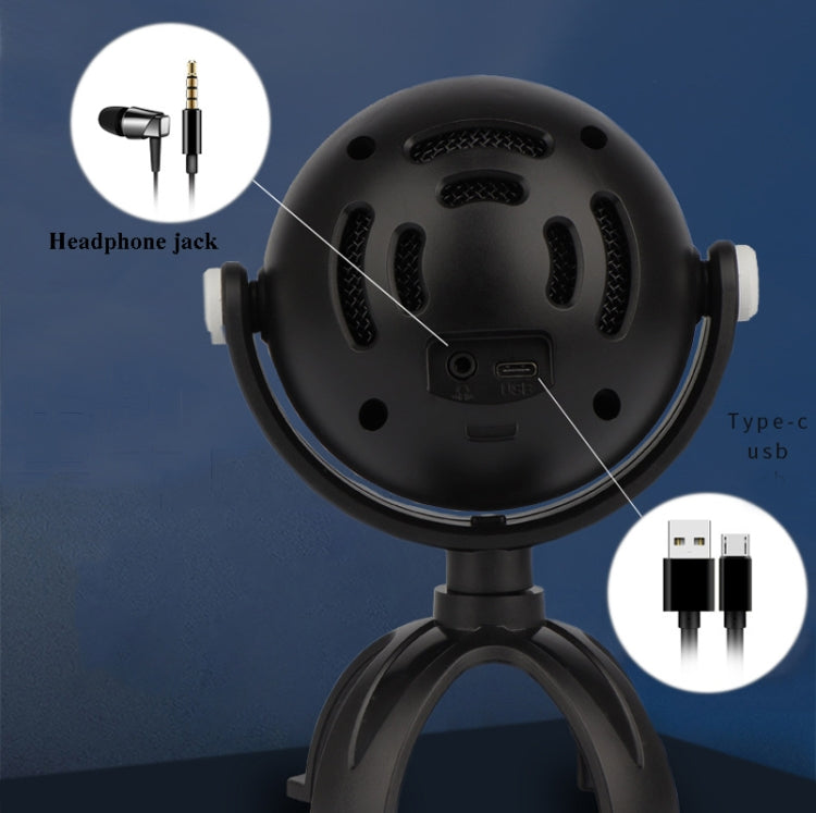 ME7 Snowball Condenser Microphone, Specification: USB Interface