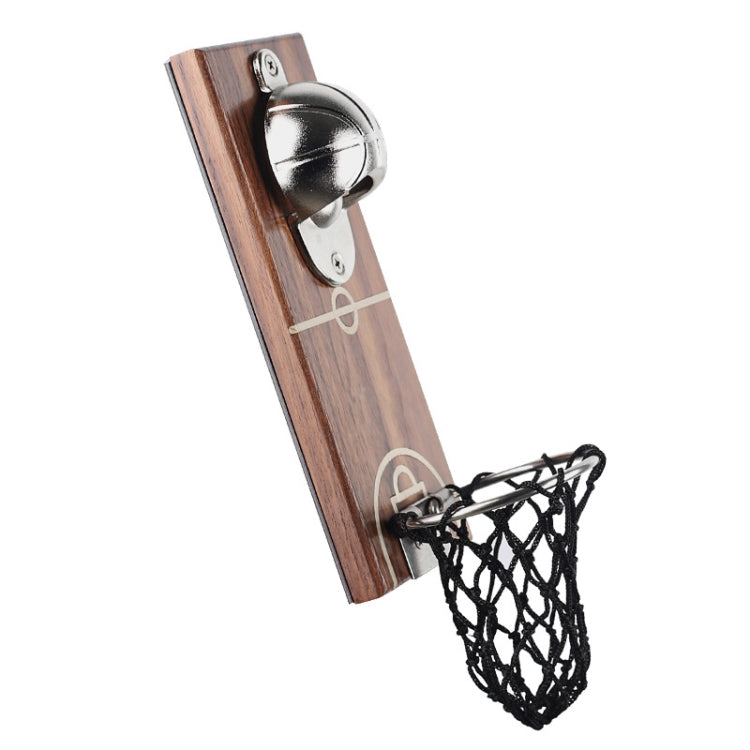 Wall-Mounted Magnet Beer Bottle Openerï¼ŒStyleï¼š Basketball