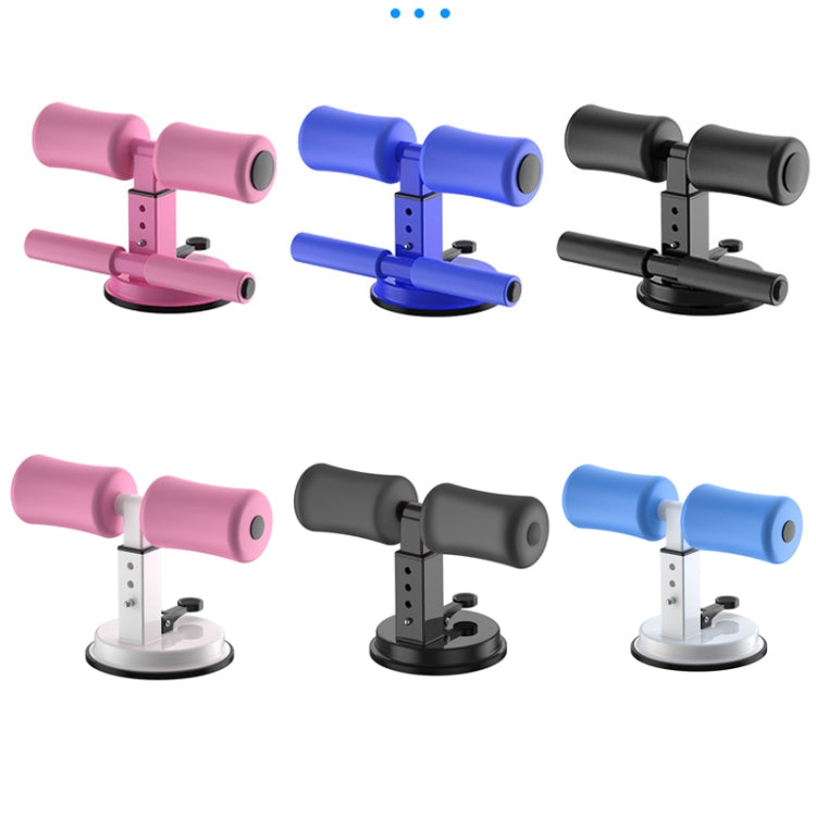 Sit-Up Aids Household Suction Cup Fixed Foot Device Abdominal Roll Waist Device, Specification: Horizontal Bar Black