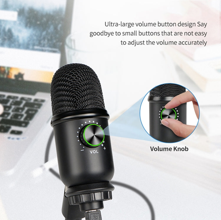 MVD-2 Condenser Microphone Computer USB Recording Desktop Microphone With Tripod