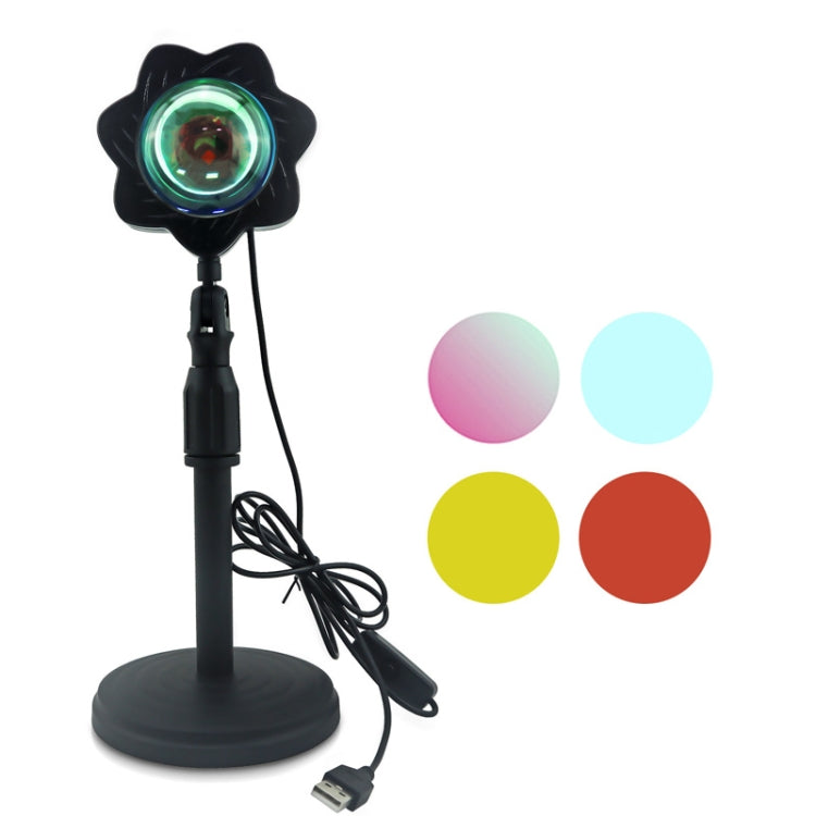 RGB Sunset Lights Live Atmosphere Fill Light, Light source color: 4 Colors