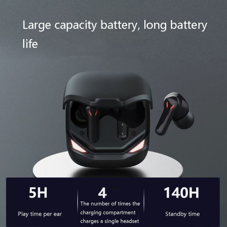 S12 TWS In-Ear Wireless Bluetooth Low Delay Noise Cancelling Game Earphone