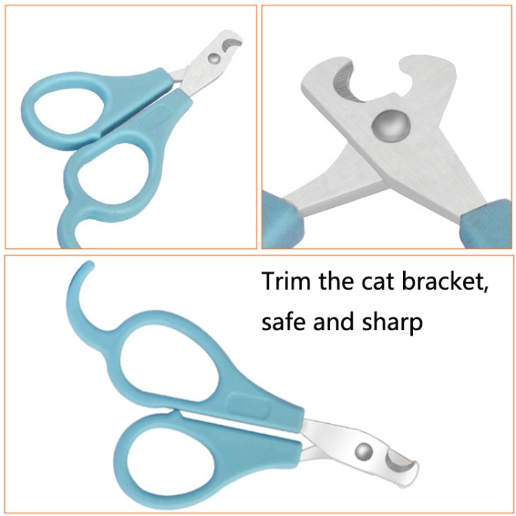 92713 3 PCS Cat Dog Nail Clipper Pet Cleaning Manicure Tool
