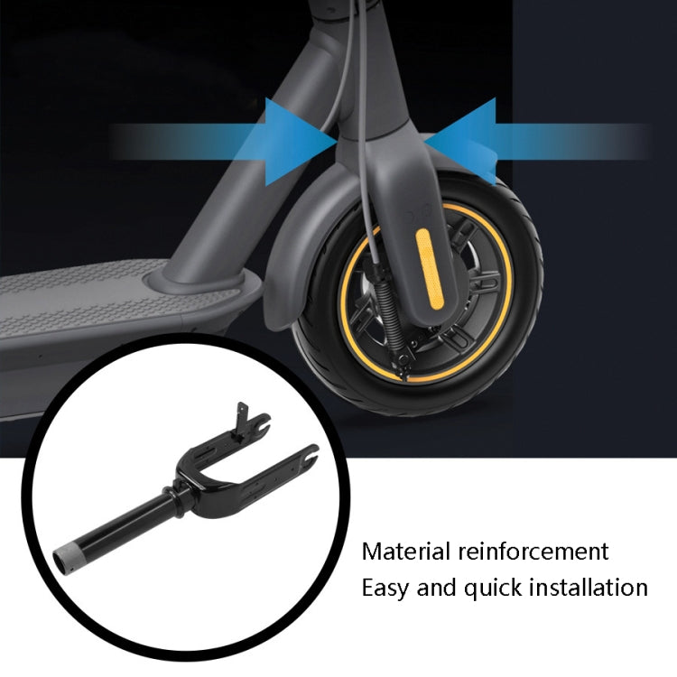Scooter Accessories Front Wheel Front Fork Component For Ninebot MAX G30(Black)