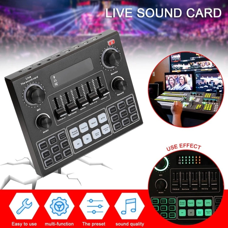 V9 Audio Sound Card Set USB External Sound Adapter