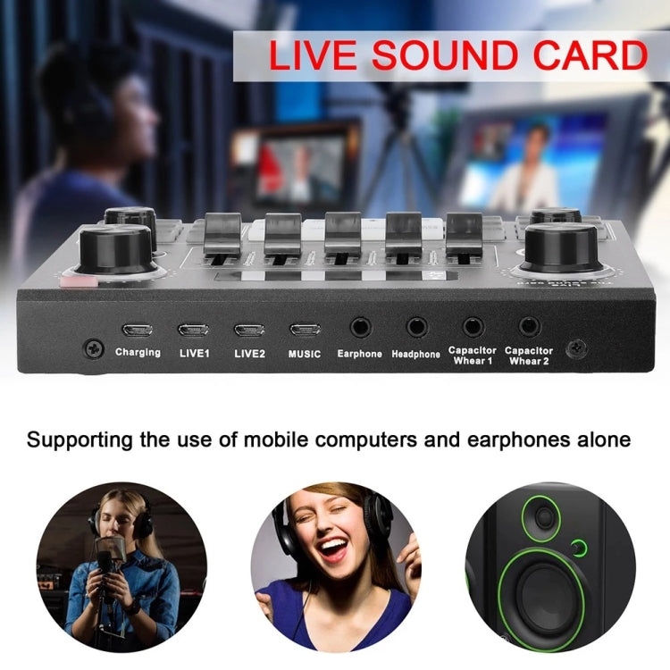 V9 Audio Sound Card Set USB External Sound Adapter