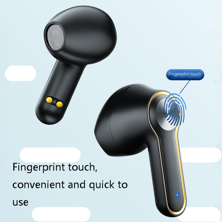 H7 TWS Metal Charging Box Digital Display Wireless Bluetooth Stereo Earphone(White)