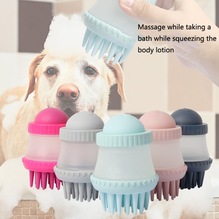 2 PCS 92645 Pet Supplies Round Dog Bathing Massage Brush