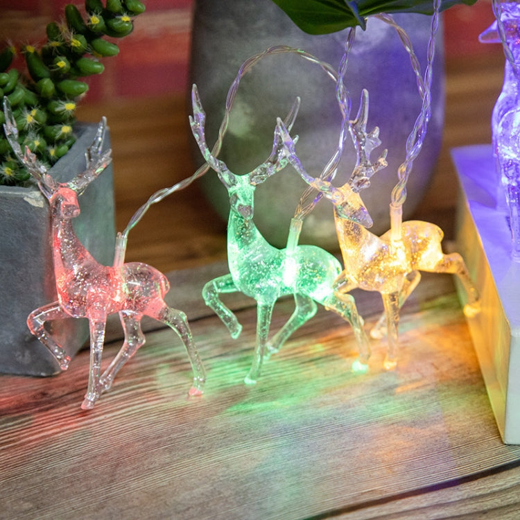 Christmas Elk String Lights Holiday Decoration, Spec: 3m 20 LEDs USB Power