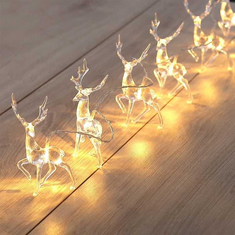 Christmas Elk String Lights Holiday Decoration, Spec: 6m 40 LEDs USB Power