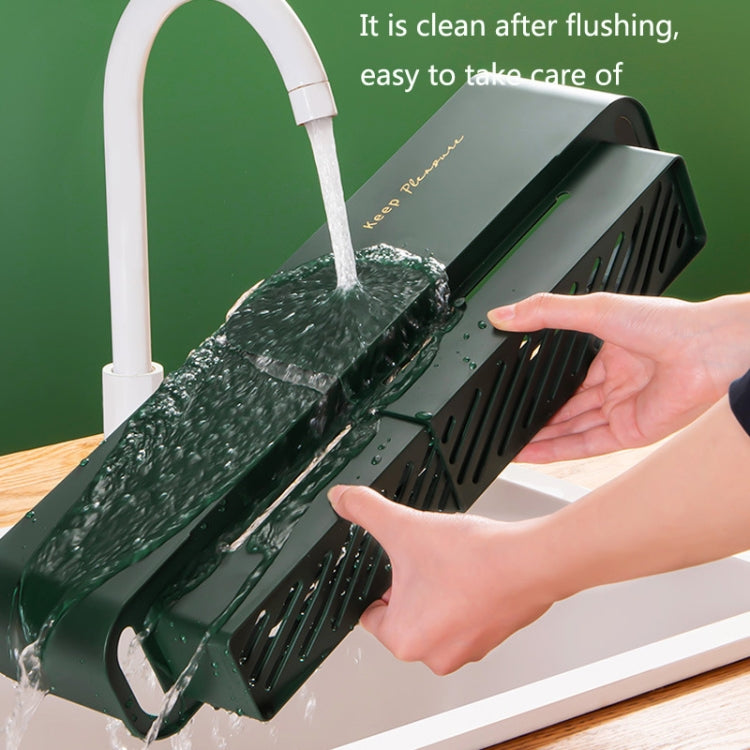 Multifunctional Splash-Proof Sink Retractable Flap Rack