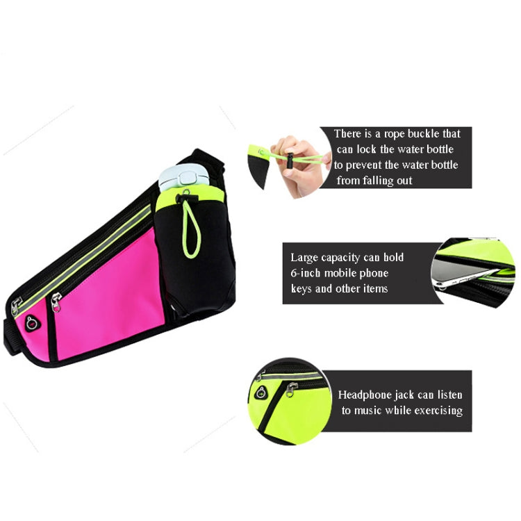 Triangle Sports Running Waist Bag Mobile Phone Water Bottle Bag, Size: 10 inch