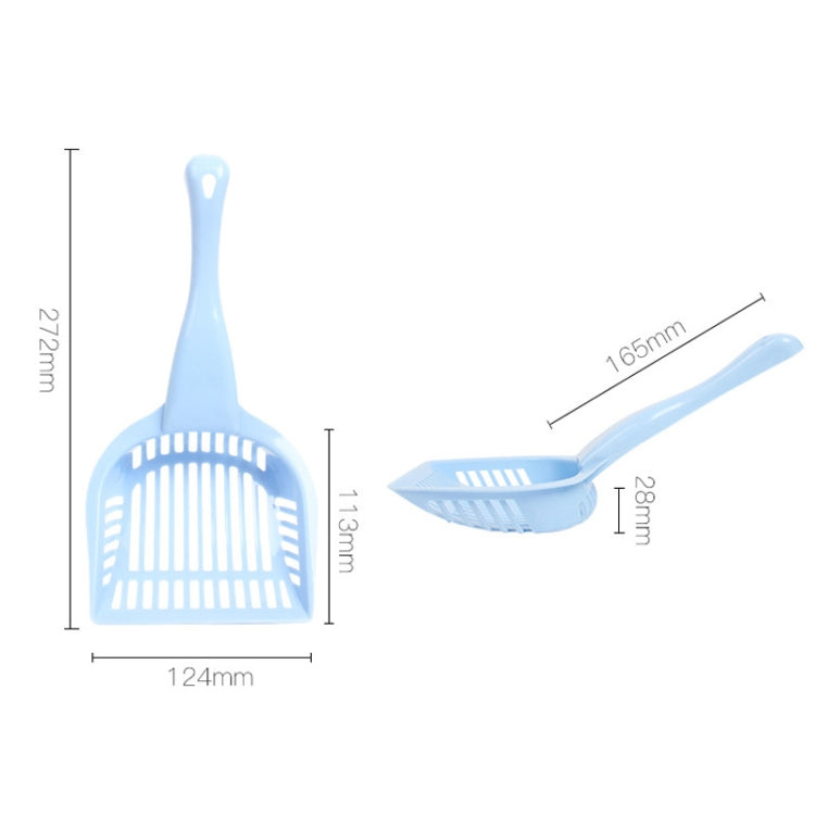 10 PCS 93816 Pet Supplies Grid Thickened Cat Litter Scoop