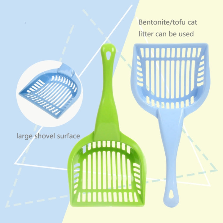 10 PCS 93816 Pet Supplies Grid Thickened Cat Litter Scoop