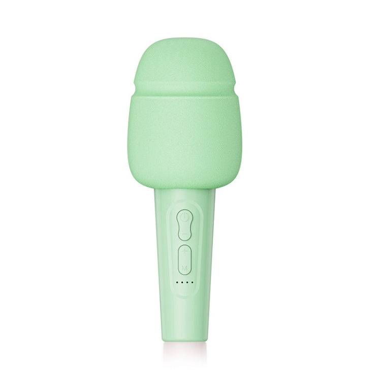 M8 Children Mobile Phone Karaoke Wireless Microphone, Style: Standard Version (Green)
