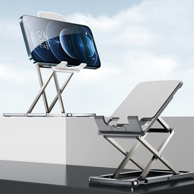 SJ-01 Upgraded Desktop Folding Lifting Aluminum Alloy Mobile Phone Stand