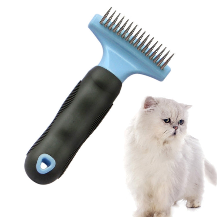 91417 Pet Supplies Round Head Stainless Steel Needle Comb