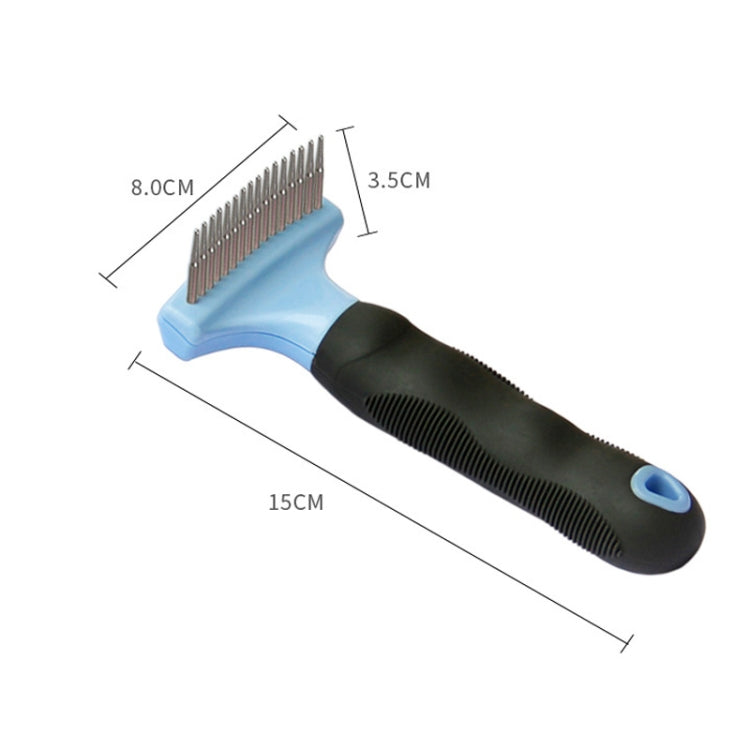 91417 Pet Supplies Round Head Stainless Steel Needle Comb