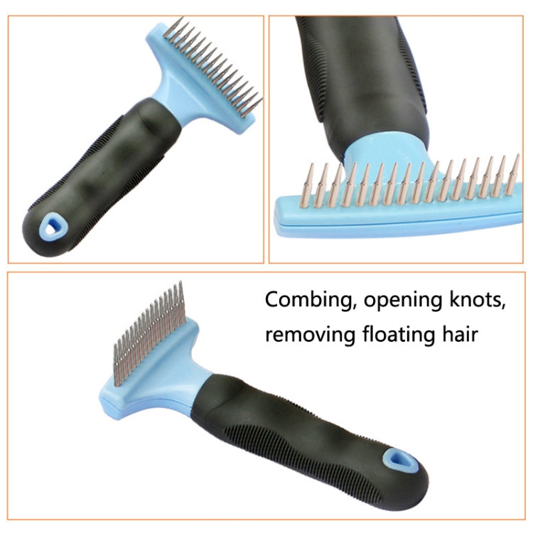 91417 Pet Supplies Round Head Stainless Steel Needle Comb