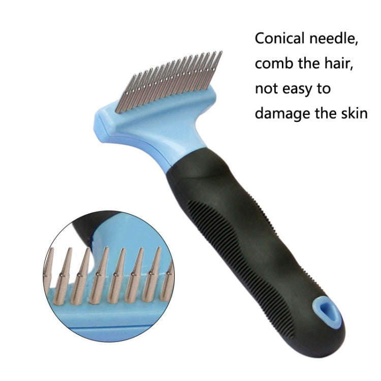 91417 Pet Supplies Round Head Stainless Steel Needle Comb
