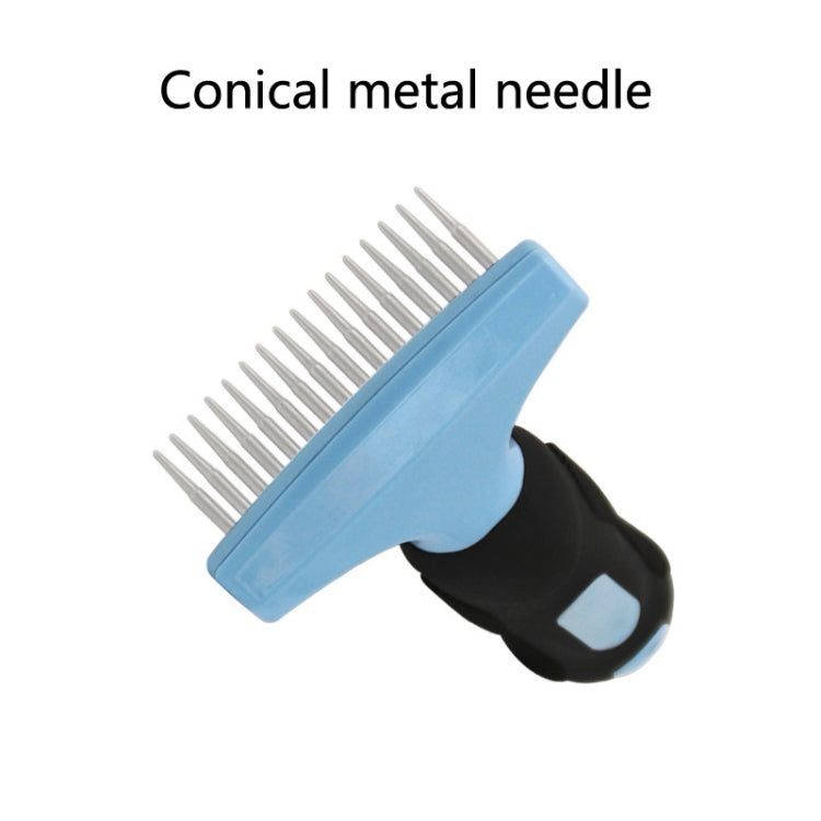 91417 Pet Supplies Round Head Stainless Steel Needle Comb