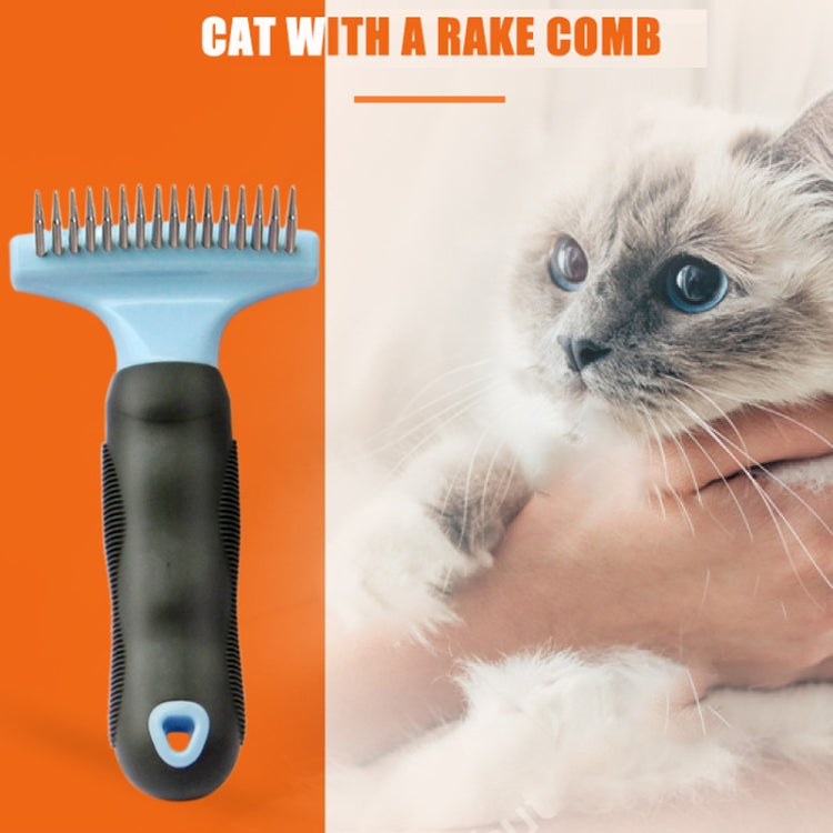 91417 Pet Supplies Round Head Stainless Steel Needle Comb