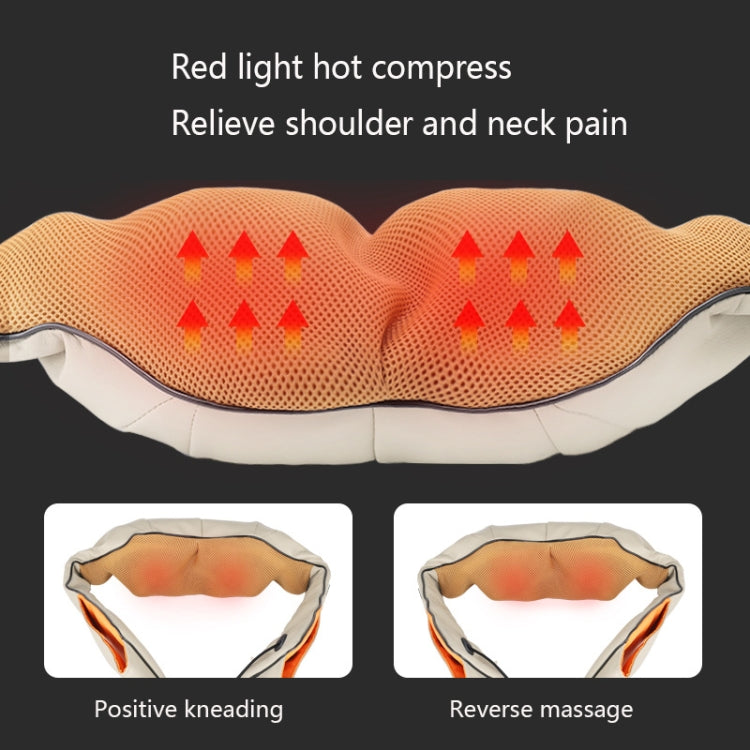 6 Keys Kneading Massage Shawl Cervical Massager, Specification: US Plug