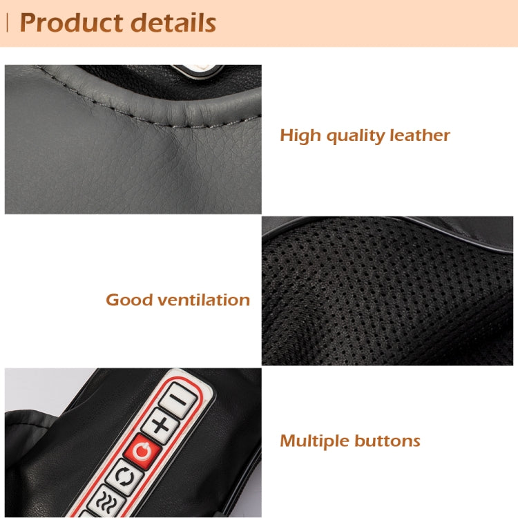 6 Keys Kneading Massage Shawl Cervical Massager, Specification: US Plug