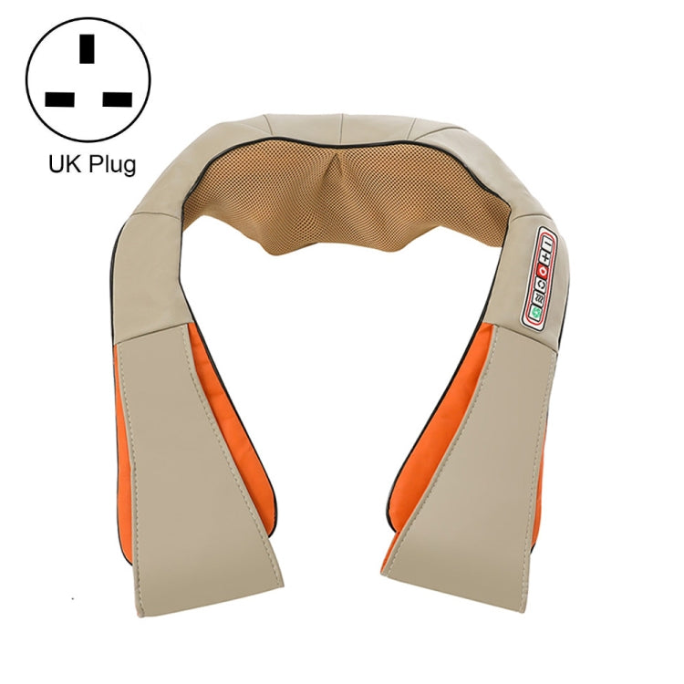 6 Keys Kneading Massage Shawl Cervical Massager, Specification: UK Plug