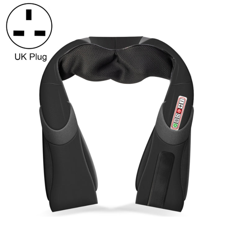 6 Keys Kneading Massage Shawl Cervical Massager, Specification: UK Plug