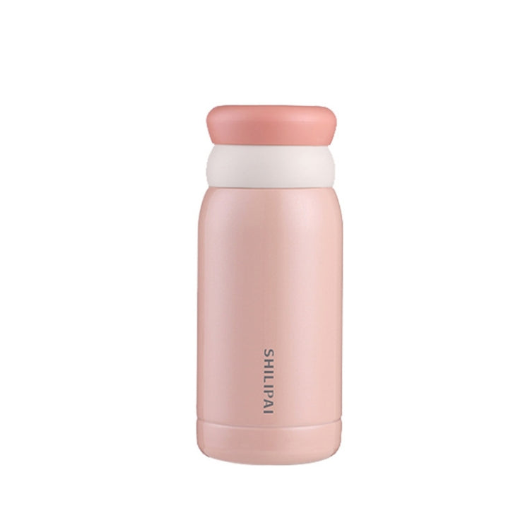 203809 300ml Portable 304 Stainless Steel Vacuum Thermoses Macaron Color Matching Cute Cup