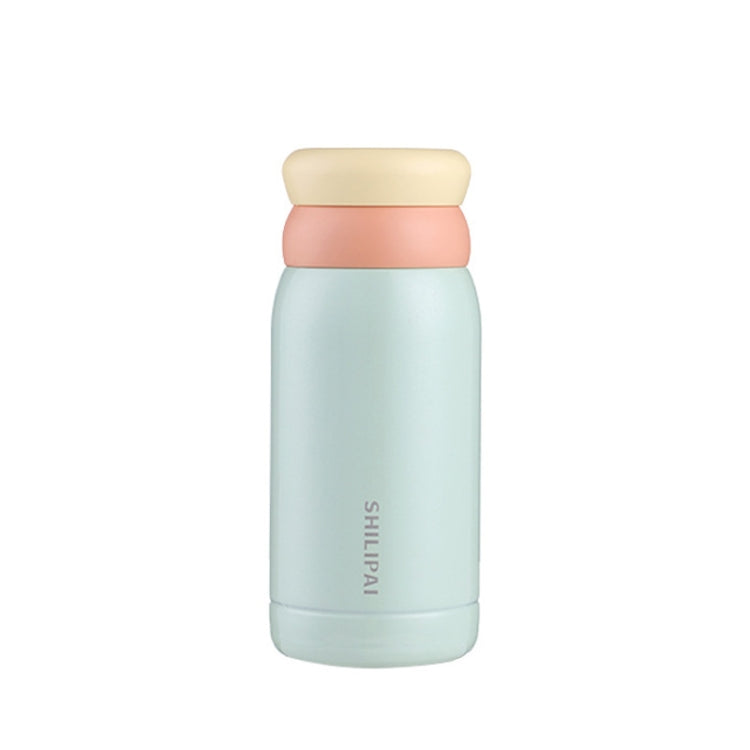203809 300ml Portable 304 Stainless Steel Vacuum Thermoses Macaron Color Matching Cute Cup
