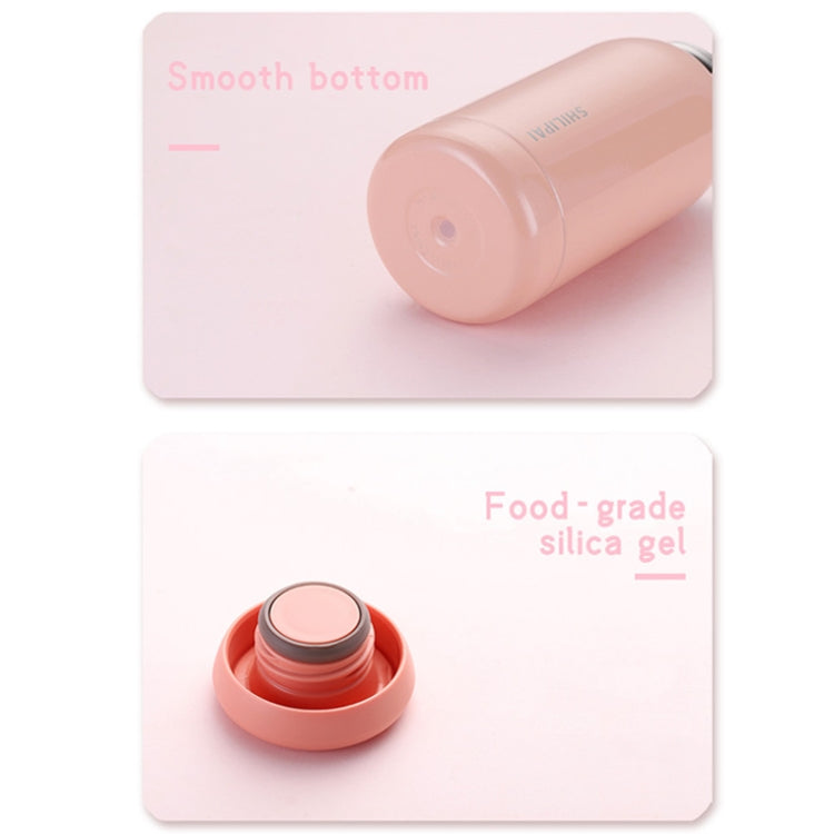 203809 300ml Portable 304 Stainless Steel Vacuum Thermoses Macaron Color Matching Cute Cup