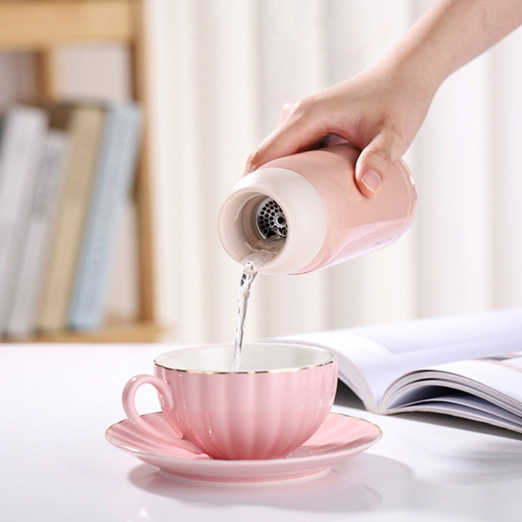 203809 300ml Portable 304 Stainless Steel Vacuum Thermoses Macaron Color Matching Cute Cup
