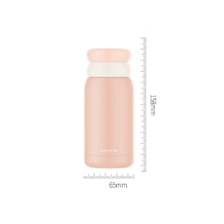 203809 300ml Portable 304 Stainless Steel Vacuum Thermoses Macaron Color Matching Cute Cup