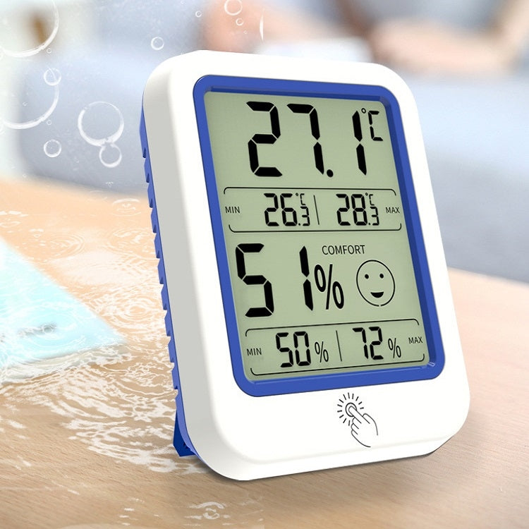 2 PCS Electronic Wall-Mounted Industrial Digital Display Thermometer And Hygrometer