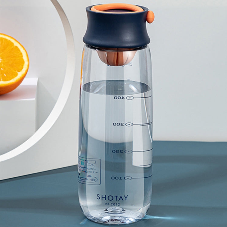 SHOTAY Sports Portable Tea Filter Cup with Handle, Capacity: 460ml (Blue)
