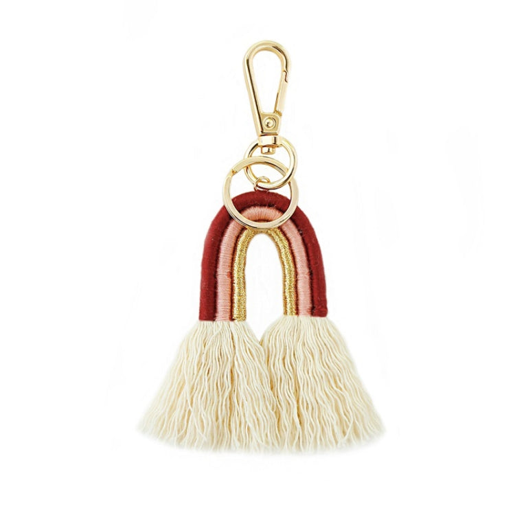 2 PCS Hand-Woven Bohemian Tassel Bag Pendant