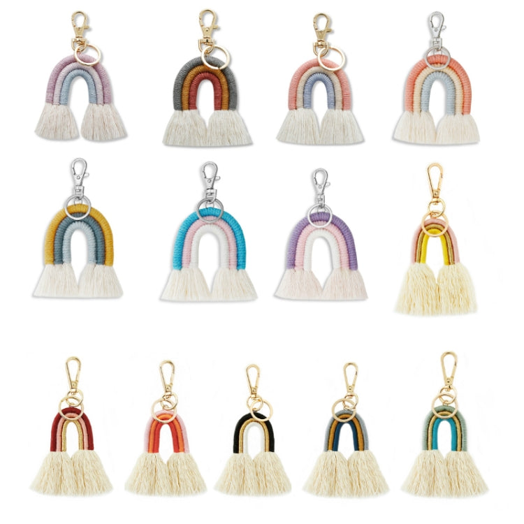 2 PCS Hand-Woven Bohemian Tassel Bag Pendant