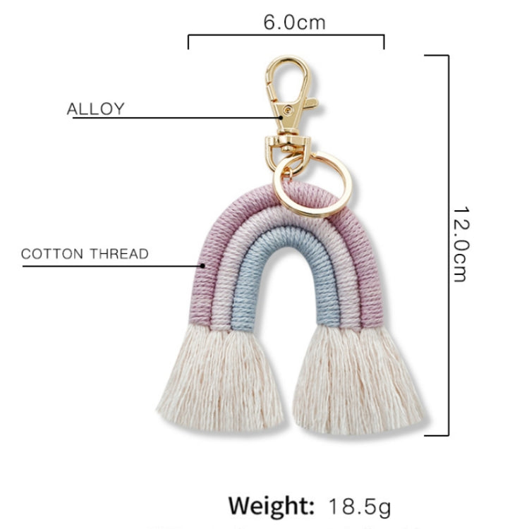 2 PCS Hand-Woven Bohemian Tassel Bag Pendant