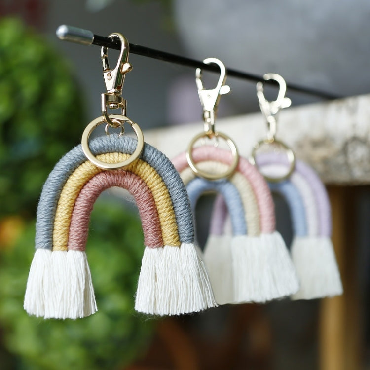 2 PCS Hand-Woven Bohemian Tassel Bag Pendant