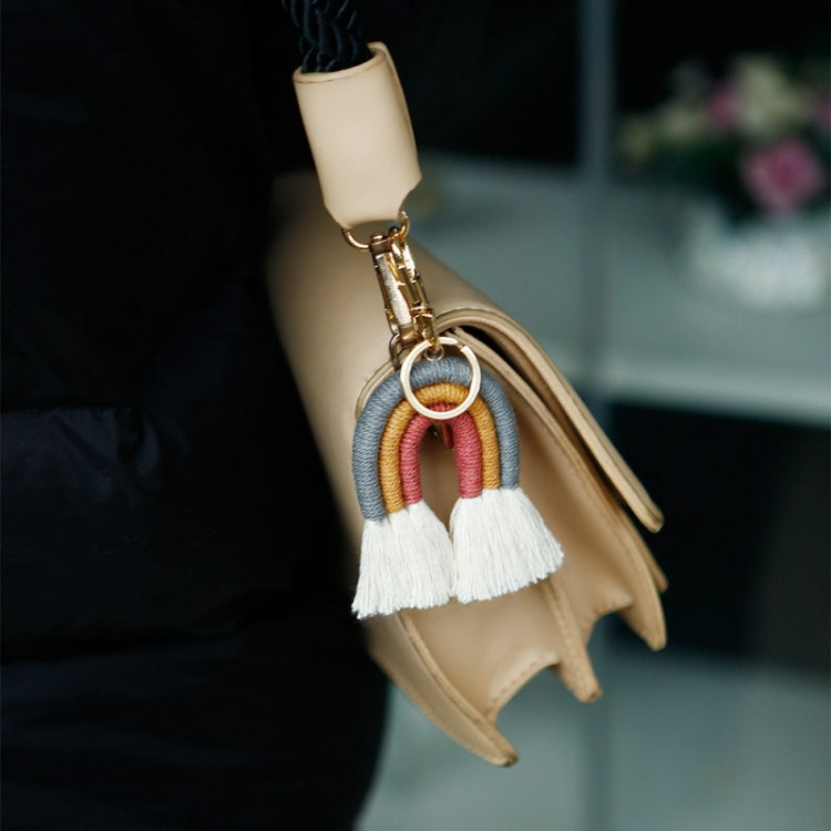 2 PCS Hand-Woven Bohemian Tassel Bag Pendant