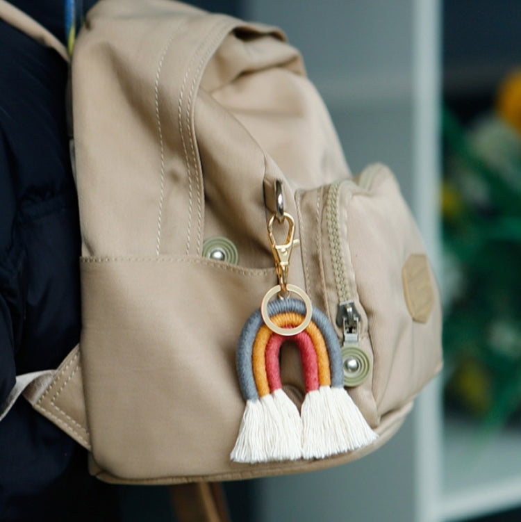 2 PCS Hand-Woven Bohemian Tassel Bag Pendant
