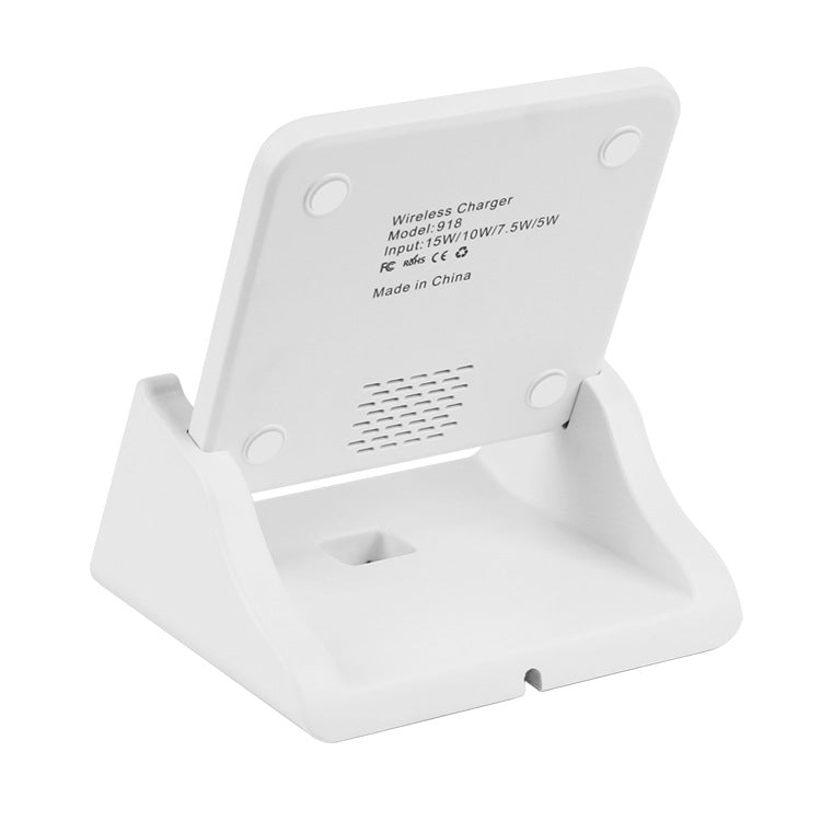A9189 10W Vertical Wireless Fast Charger with Detachable Mobile Phone Holder